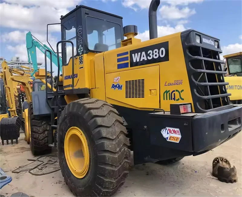 90% New Large Origin Used Komatsu WA380-6 Loader 17 Tons Excellent Performance Automatic Loader for Sale
