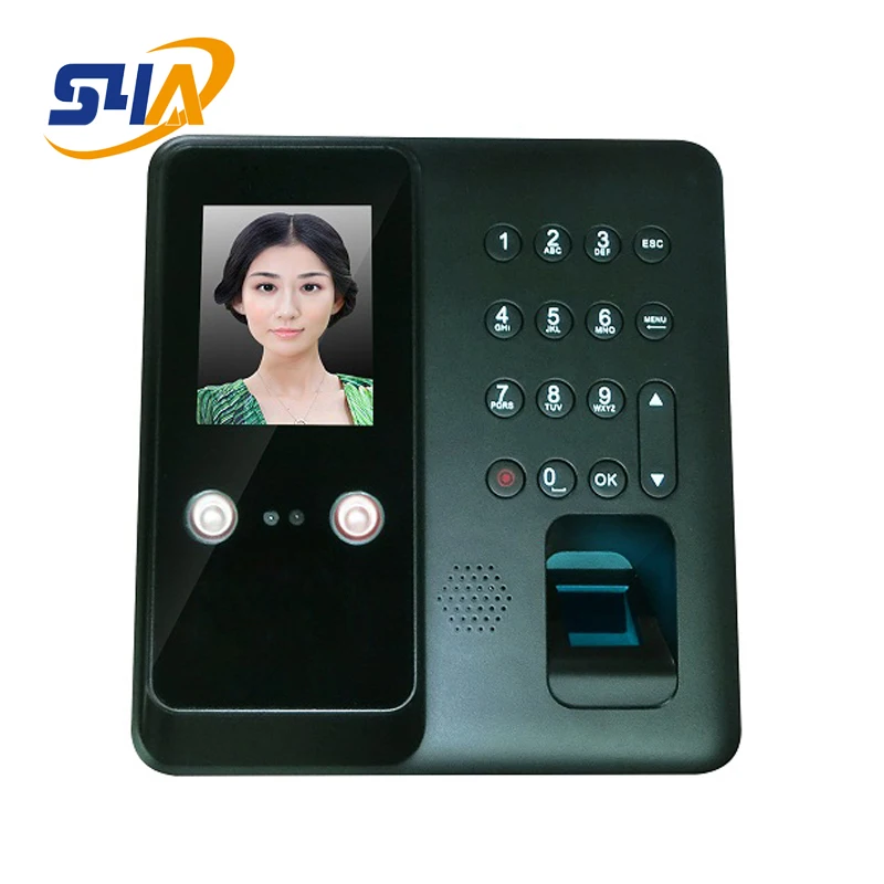  Dynamic facial recognition access control with Fingerprint and password support Attendance machine Dynamic Facial Access Control