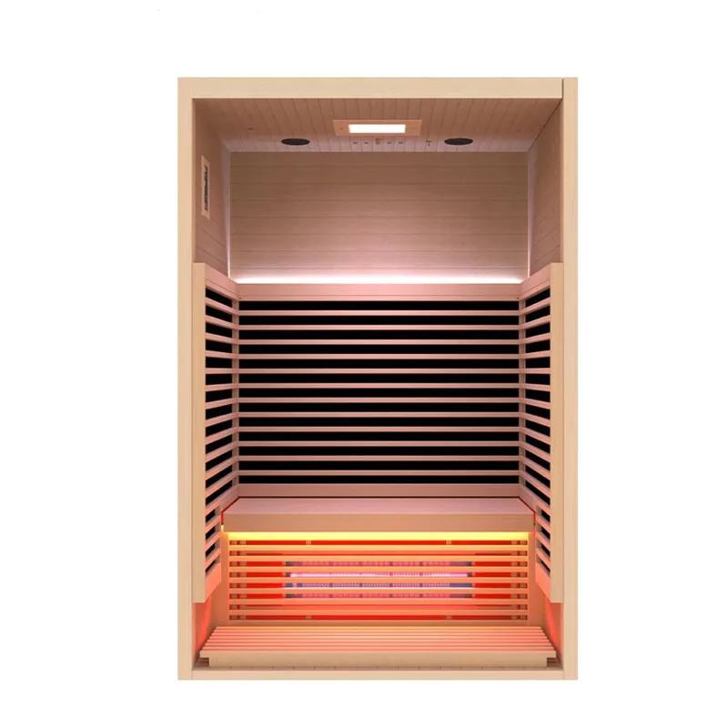High End Modern Design Hemlock 2 Person Infrared Sauna Power Supply