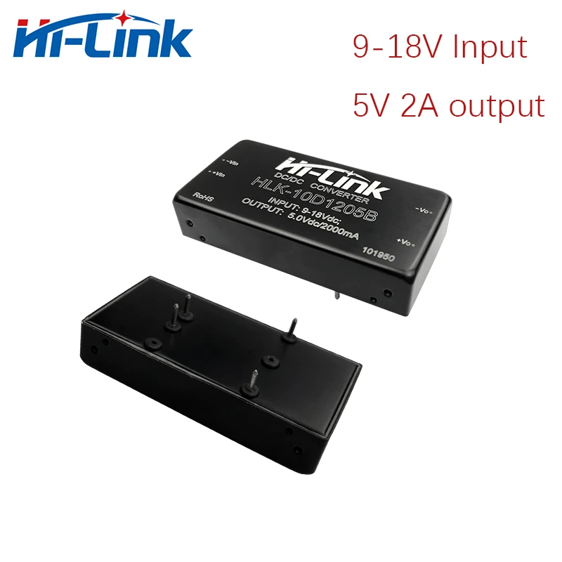 12V to 10W 5V 2A  DC/DC converter step down 1500Vdc Isolated module HLK-10D1205B