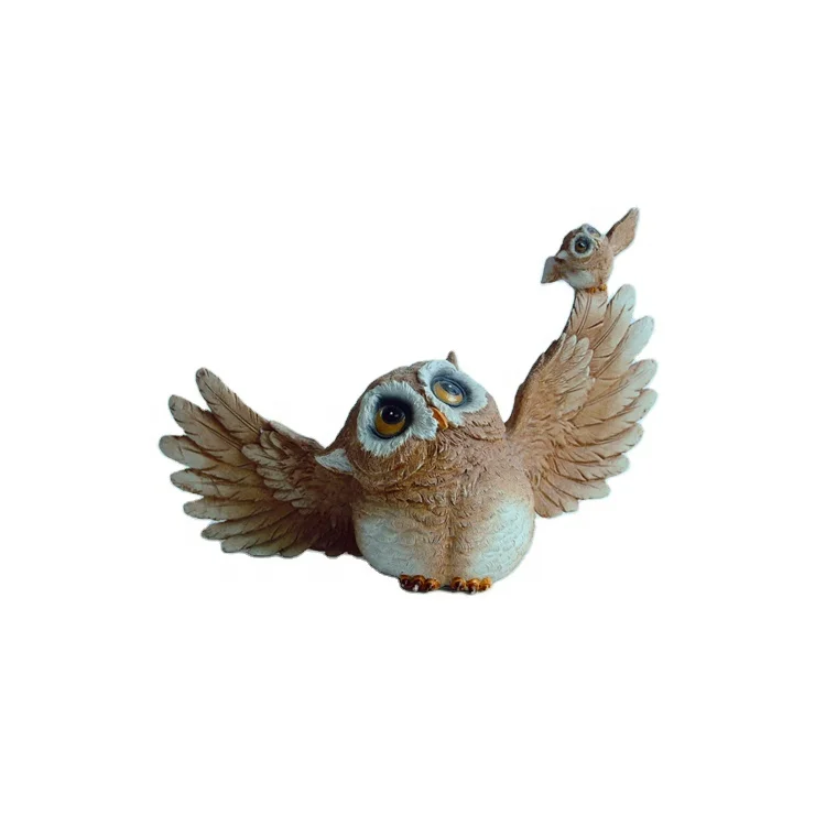 Z11172A Mini Garden Decoration art and craft animal owl figurines for home decoration