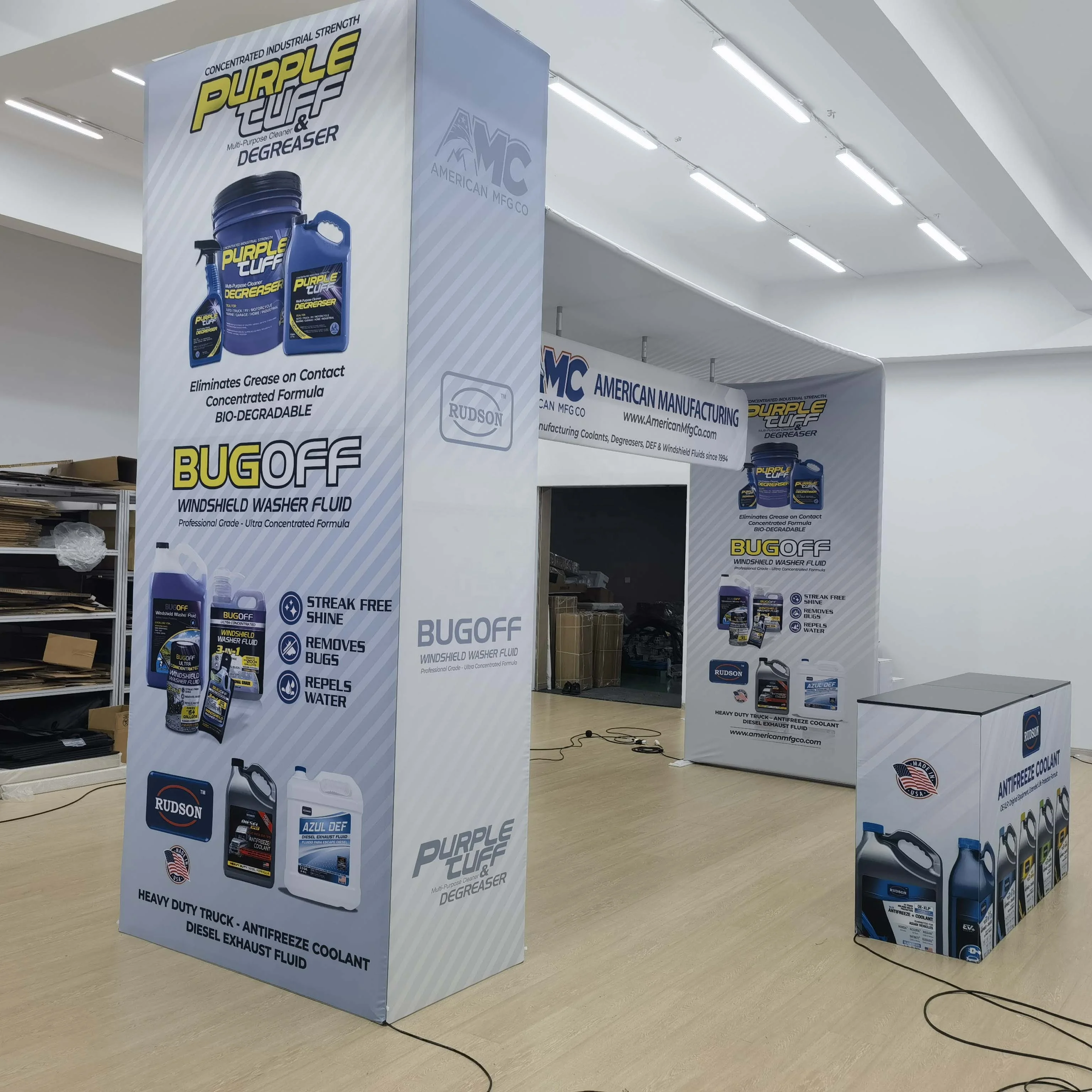 10x20ft Fashion Design Modular Advertising Promotion Aluminum SEG Frame Custom Portable Lightbox Exhibition Trade Show Booth