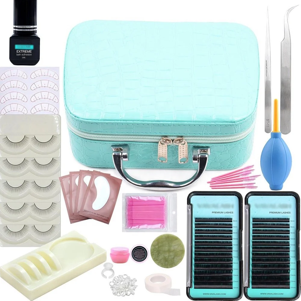 Eyelash Grafting Set Eyelash Extension Makeup Supplies Dummy Head Model Basic Exercise Tools Complete Professional Makeup Kit