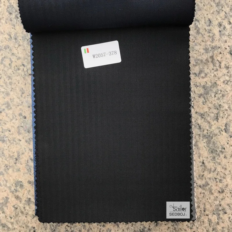 
italian striped cashmere wool fabric for Custom made Mens suit 