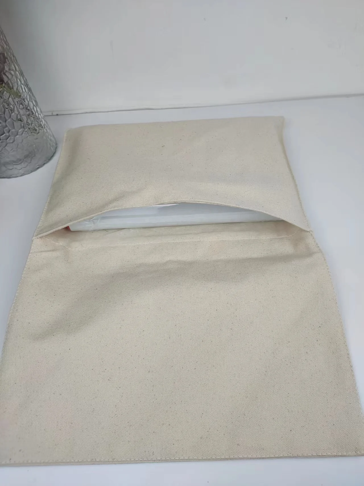 Eco Friendly Cotton Linen Envelope Cloth Packaging Dust Bags For Handbag Envelope Cotton Gift