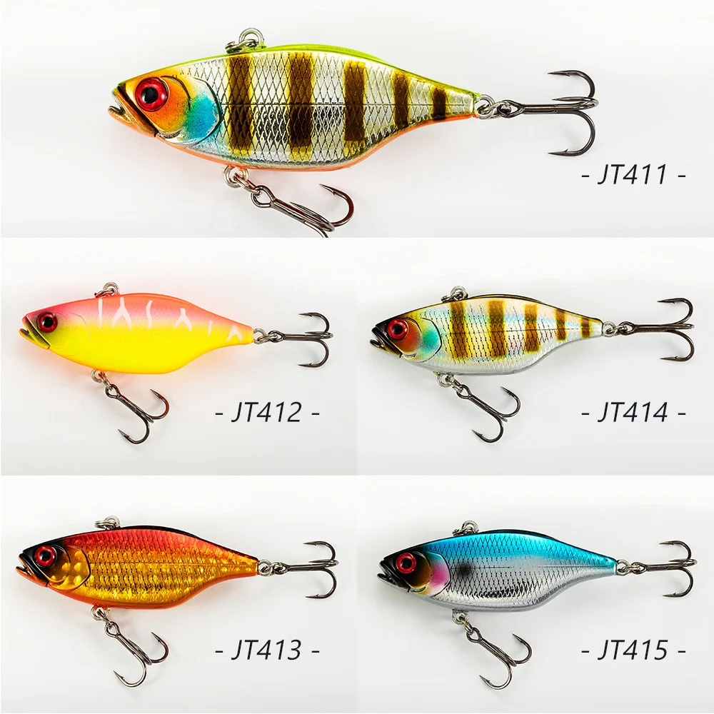 New 60mm 12g Deep Diving bionic Vib Fishing Lure Swimbait Lead on Mouth Custom Hard Bait Sinking VIB Fishing lure
