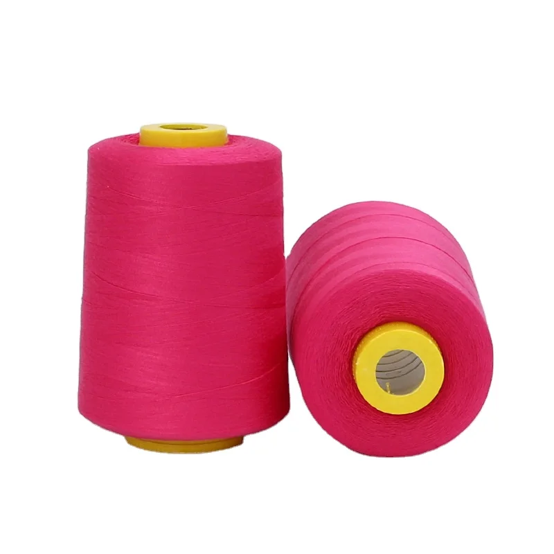 Factory Direct Sale 40/2 Spun 100% Polyester Yarn for Sewing Thread 3000 yards