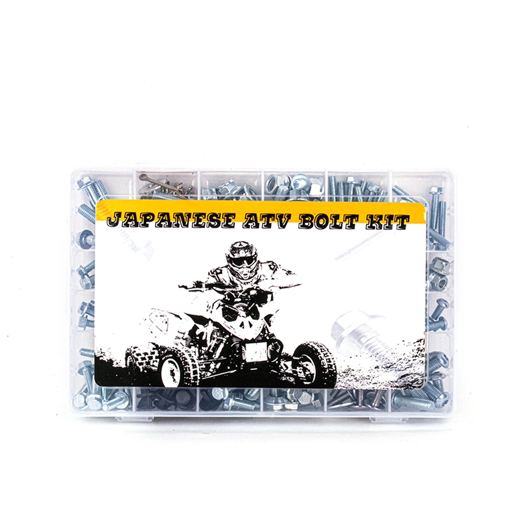 Motorcycle accessories complete vehicle screws ATV screws set of 54 pieces