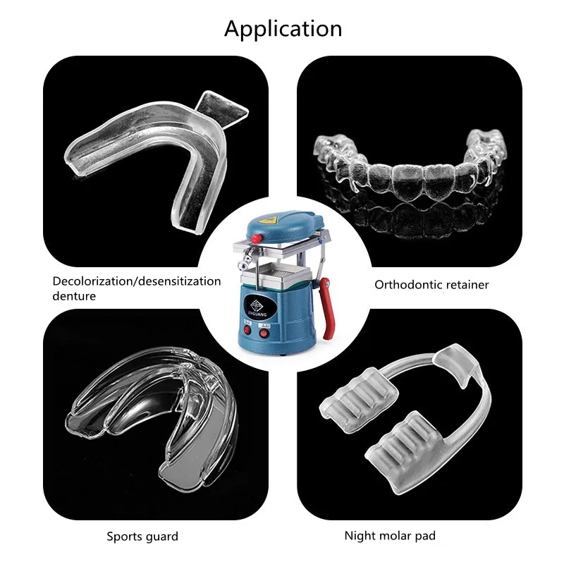 Dental Lab Orthodontic Laminator Vacuum Former With Vacuum Splint Thermoforming Sheet Molding Machine Vacuum Forming Machine