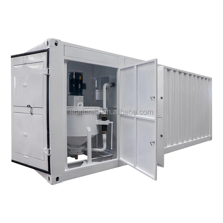 Cement slurry grouting grout  mixing and agitator storage and slurry batch plants