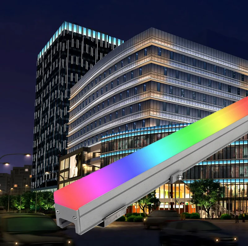 DMX512 Led stage lighting bar Matrix rgb led tube dmx controller DC24V bridge lighting led bar light strip