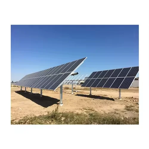 Ground Installation of Solar Tracking System and Installation of Solar Brackets