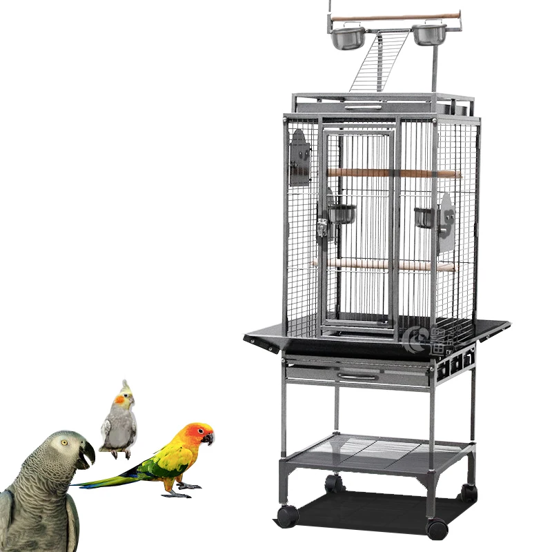 Indoor multi metal parrot aviary bird breeding cage large for sale