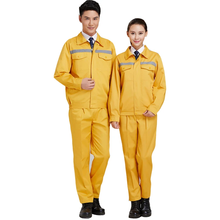 Workwear Men Women Long Sleeve Workmen Uniform Car His Vis Workshop Working Suit Mechanical Repairmen Overalls