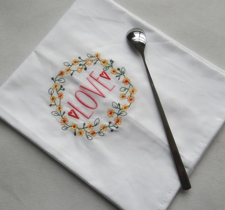 small quantity welcome white table  napkin cloth 100% cotton tea towel