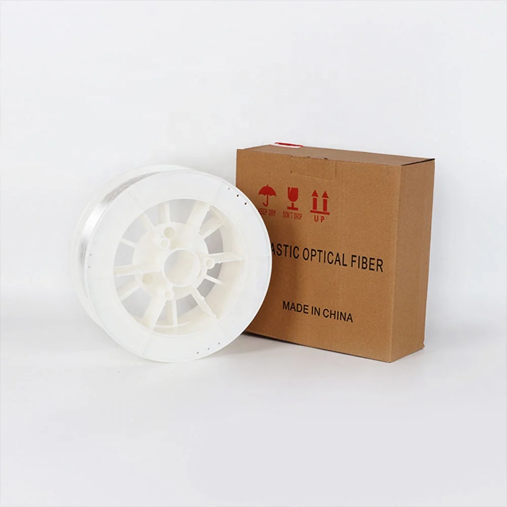 Wire diameter customized diameter 1.2mm any bend shape plastic optical fiber
