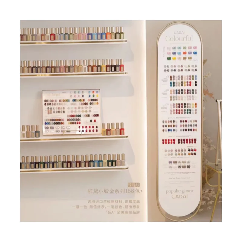 Высокое качество Ladai 168 Цвета Ультрафиолетовый светодиодный лак для ногтей набор гель-лаков профессионального маникюрного салона