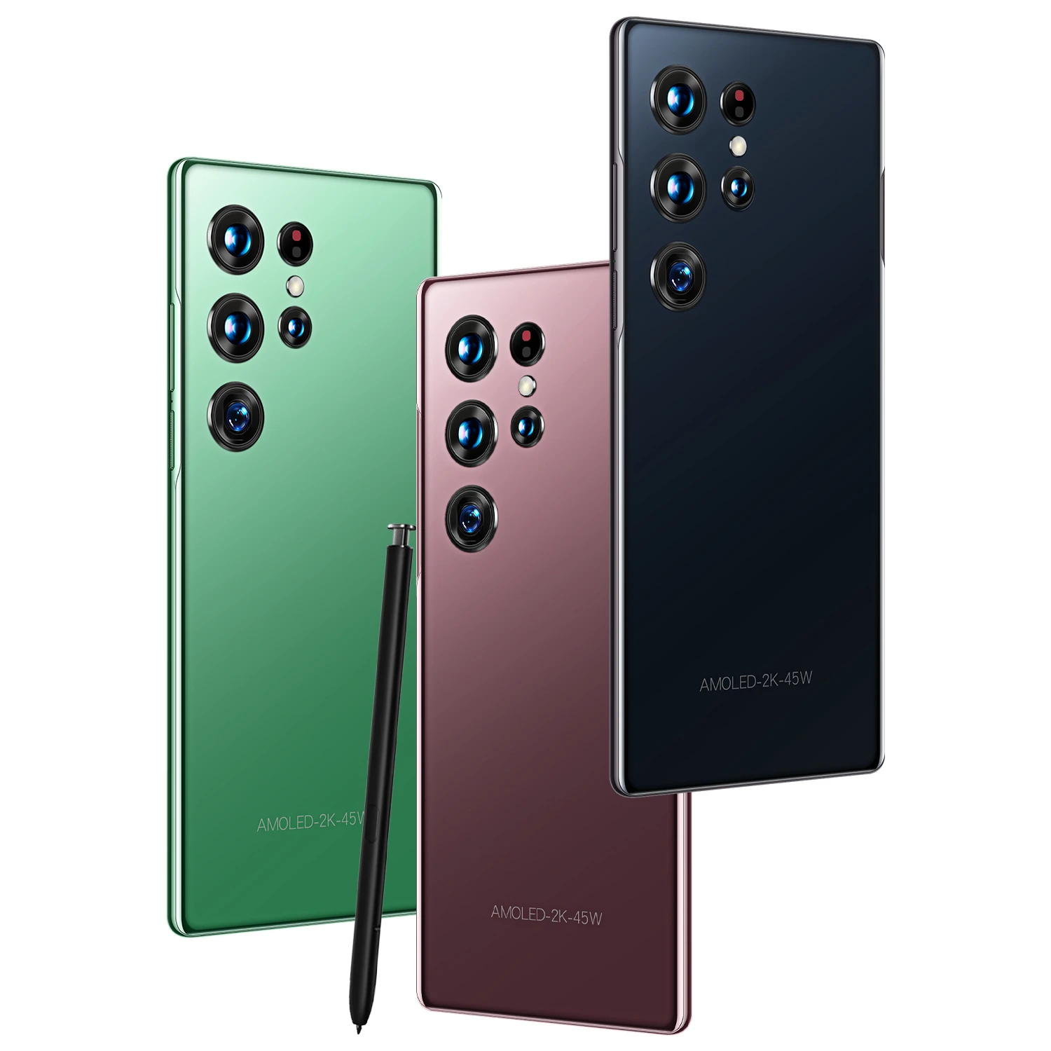 Grensoverschrijdende Android Smartphone Groot Scherm 7.3 Inch Mobiele Telefoon S22 Ultra Dual Card Dual Standby Smartphone