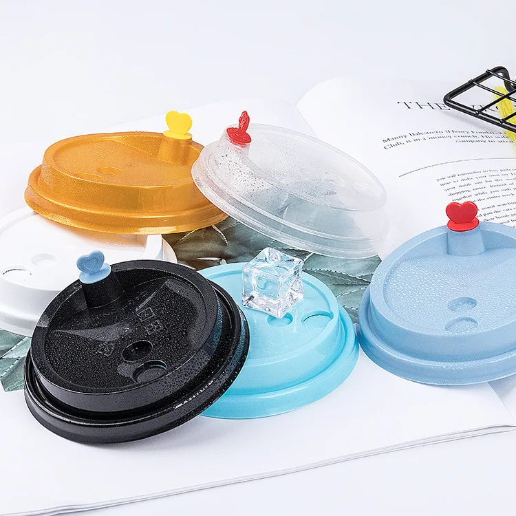 Disposable cup cover drink Plastic juice drink Cups lid
