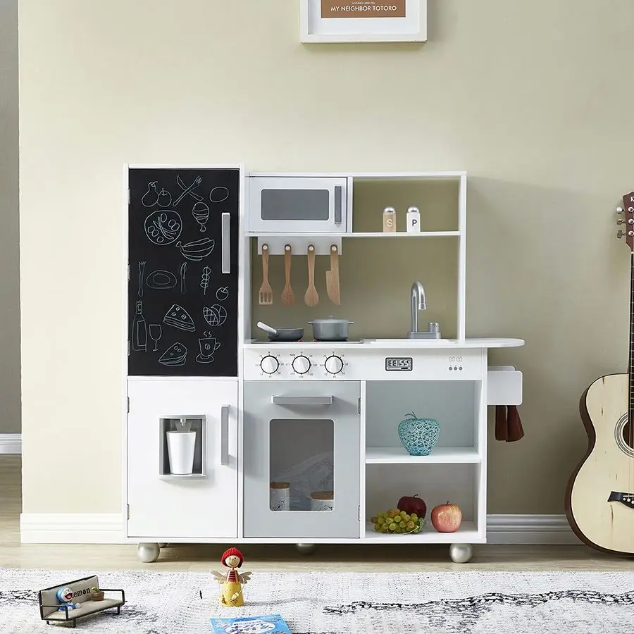 Kids Kitchen Set wood furniture toys Pretend  Play  Toy kitchen  pretend play preschool boys  big  wooden  kitchen toys