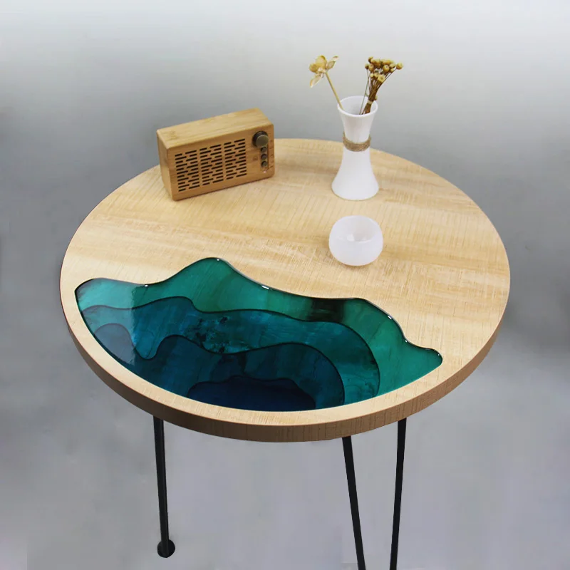 Epoxy Resin Table Home wooden coffee table