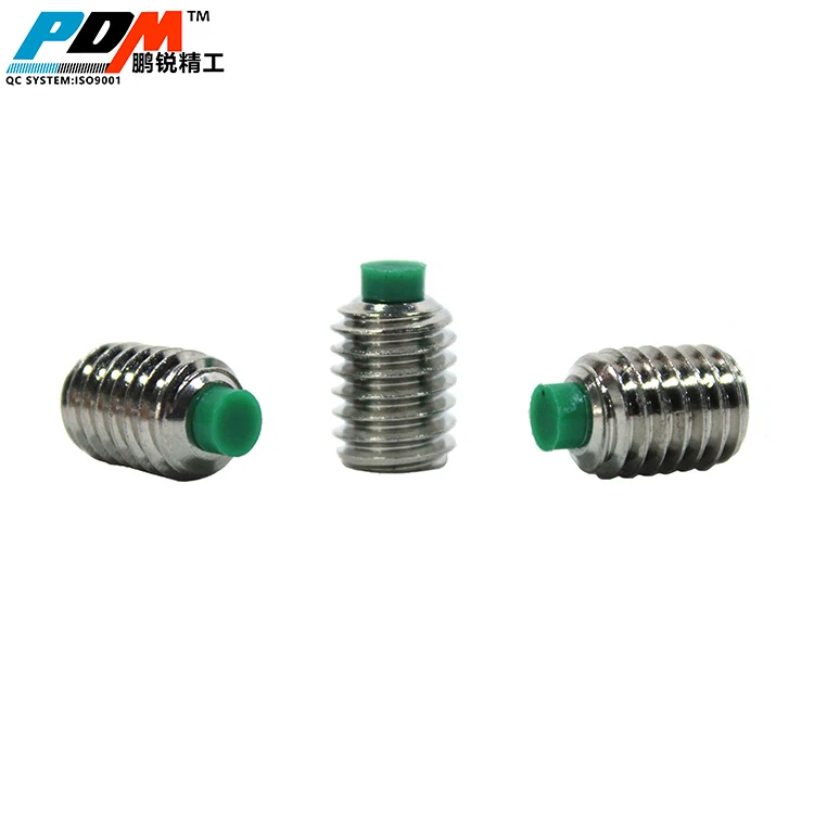 M2 #0 soft Set Screw plastic tip with 3M 2353 patch