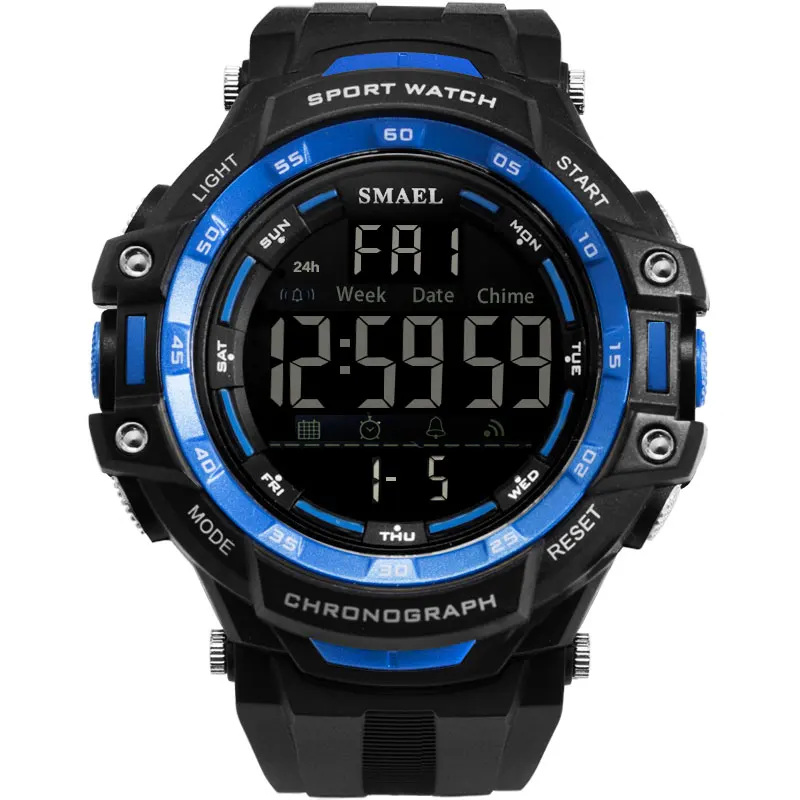 relogio SMAEL 1350 watches digital display led men waterproof custom sports watch