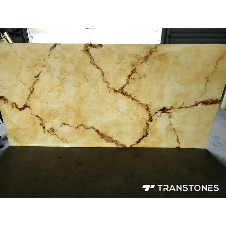 Flexible Alabaster Wall Panel Yellow Onyx Translucent Alabaster Onxy Stone For Indoor Column