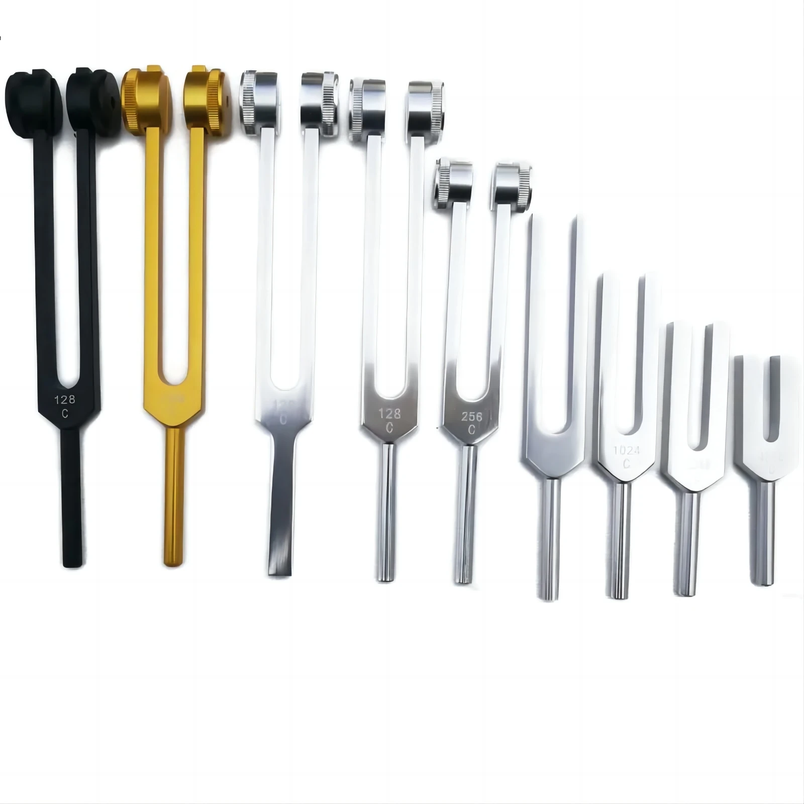 factory supply 128HZ frequency medical  tuning fork hammer ball chakra healthcare diagnostic tool