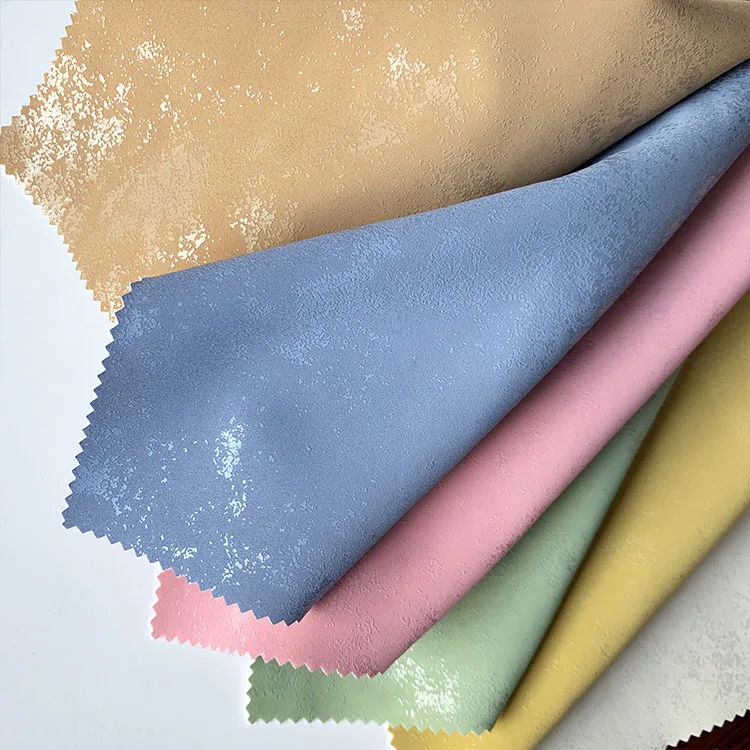 
Leather supplies 2020 new design colorful artificial leather PU leather 