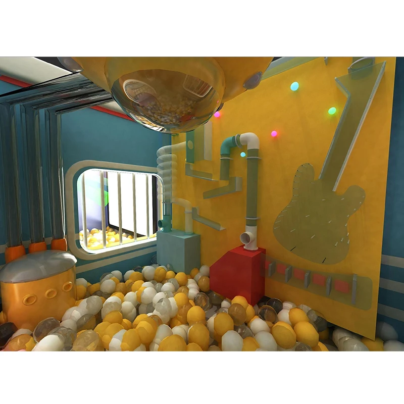 Leqi Factory Commercial Soft Play Kids Indoor Playground with Big Slides Soft Play