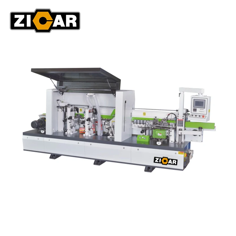 ZICAR maquina de bandas de bordes plywood furniture edgebander trimmer fully automatic edge banding machinery