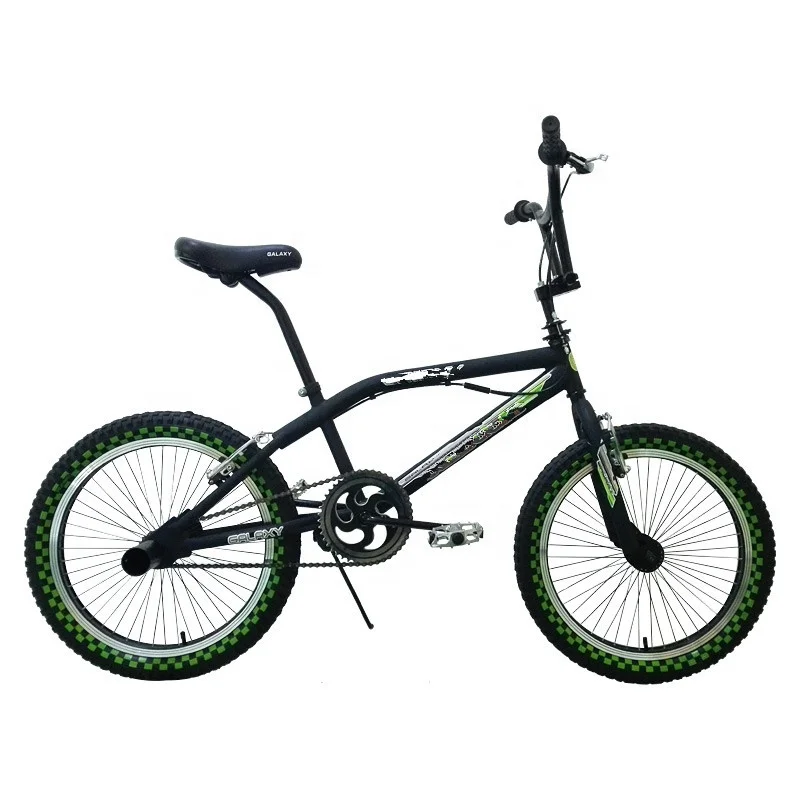Original BMX Bikes 20-Inch Street Freestyle Bicycle Hi-Ten Steel Alloy V-Brake Frame Single Speed Double V Brake System Bead