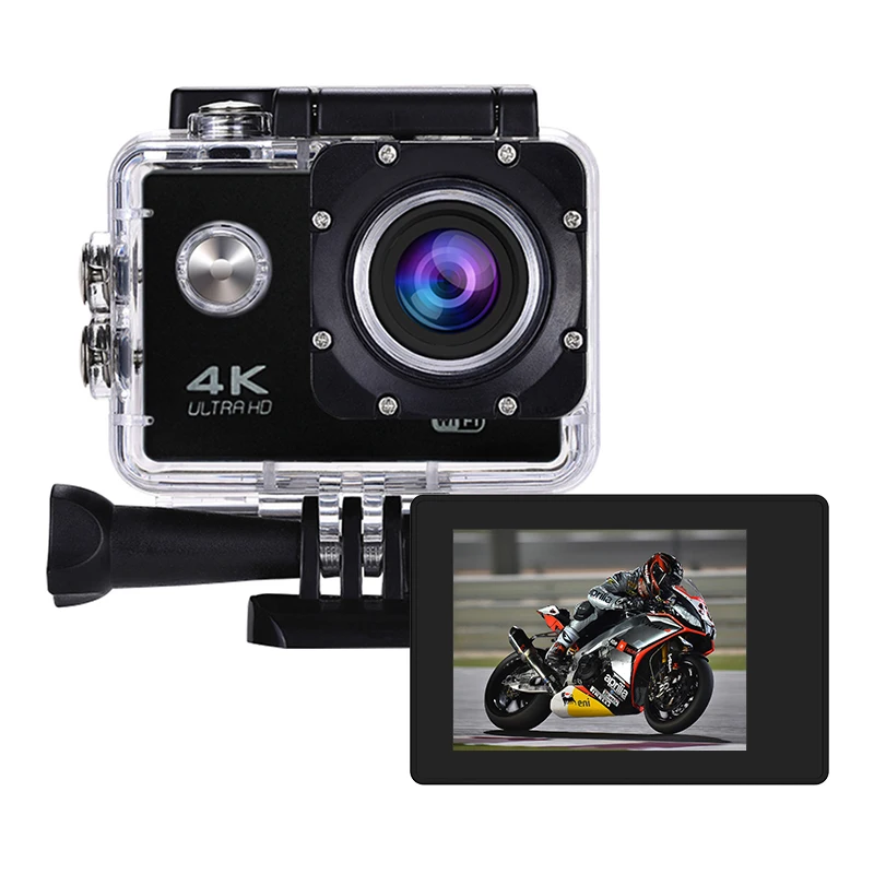 Extreme Sports 4k Hd Wifi Sport Action Cameras 1050mAh 30m Waterproof Sports Action Cameras