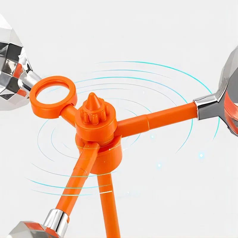 Qiao  Liang   Solar Power Birds Repeller Voice Scarer 360 Degree Rotary Repellents Crows Deterrent Orchard Patio Garden Pest Con