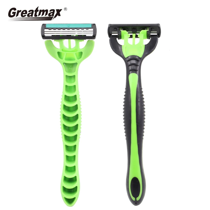 men Razor Greatmax Plastic Handle Safety Women Disposable Triple Blade Shaving Razor Maquinilla De Afeitar Desechable 3