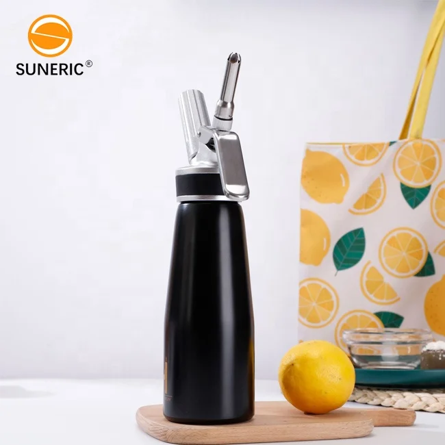 
High quality dessert tools eco friendly aluminum custom whipped cream dispenser 