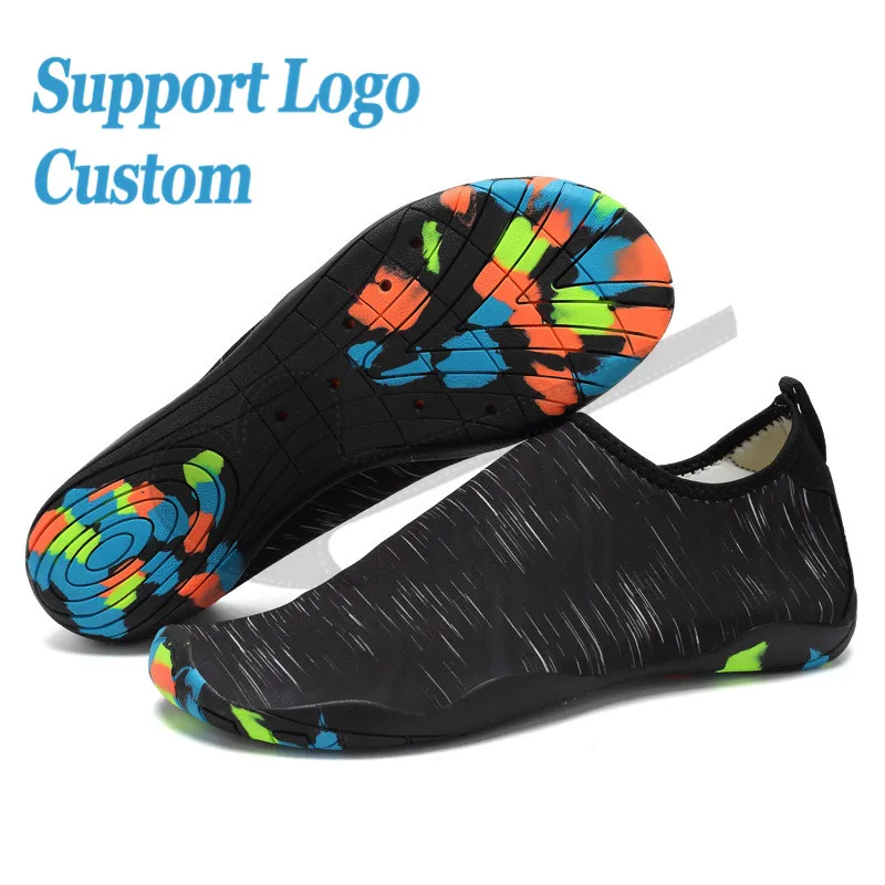 Big SizeCustom Sneakers Men Women Barefoot Beach Water Shoes Lovers Outdoor Fishing Swimming Bicycle Quick-Drying