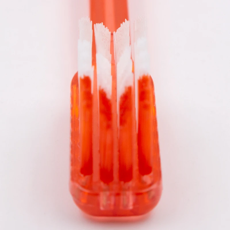 High Quality Portable Colorful Adult Toothbrush Box Pocket Toothbrush With Toothpaste Inside Fold Travel Toothbrush