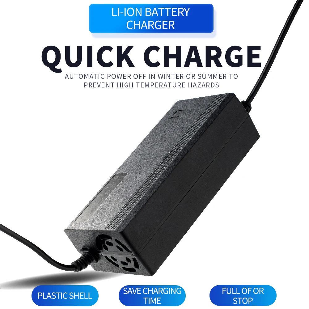 Factory Direct Sale Custom Made Fast Plastic Battery Charger For Lithium Pack