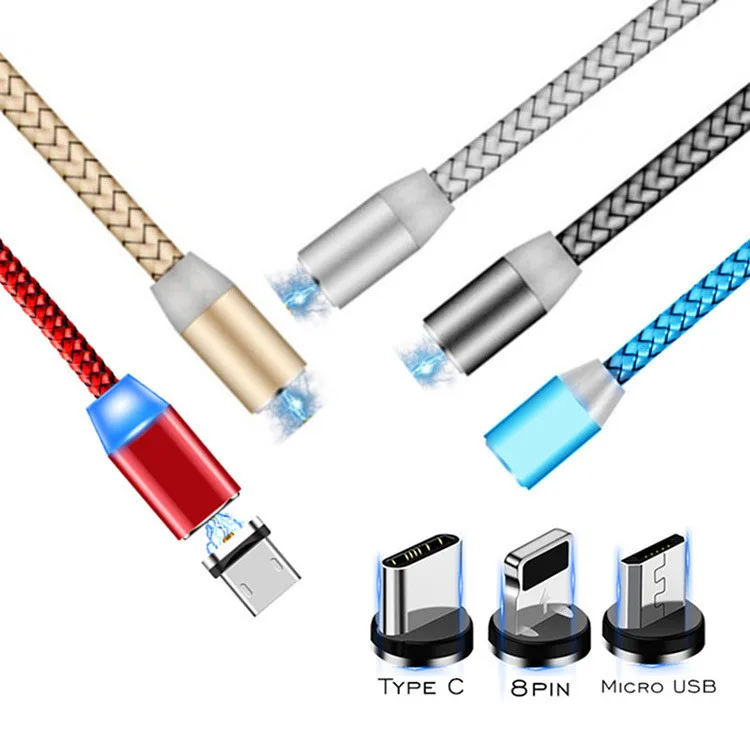  Новое поступление 3 в 1 магнитный зарядный кабель Micro Usb тип C дата-кабель зарядное устройство для Samsung Android