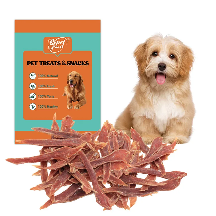 Duck Breast Dog Treat Pet Food Dry Meat Real Nature Dog Food Duck Meat Circle Ring