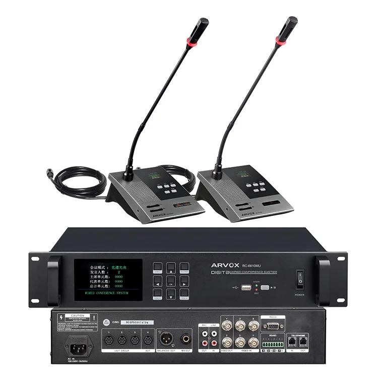 16H 12 mp video wire chairman auto tracking meeting microphone conference 40 mic system