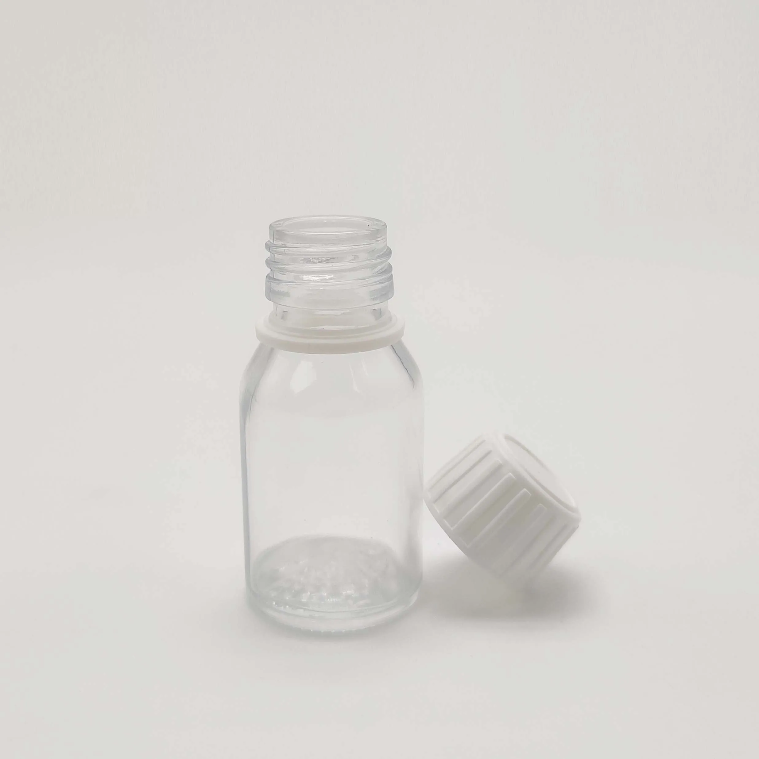 HomayPackaging Высококачественная Роскошная индивидуальная белая пластиковая винтовая крышка 28 мм с кольцом защитная для бутылок сиропом