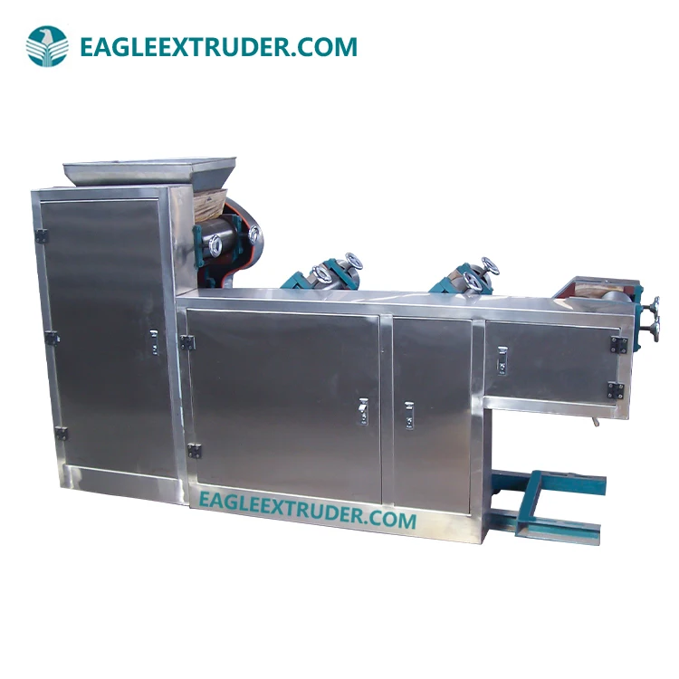 Jinan Eagle New Automatic PLC Bearing Core Equipment Easy Operate Snack Machine Making Fried Wheat Flour Crackers/Sticks Food