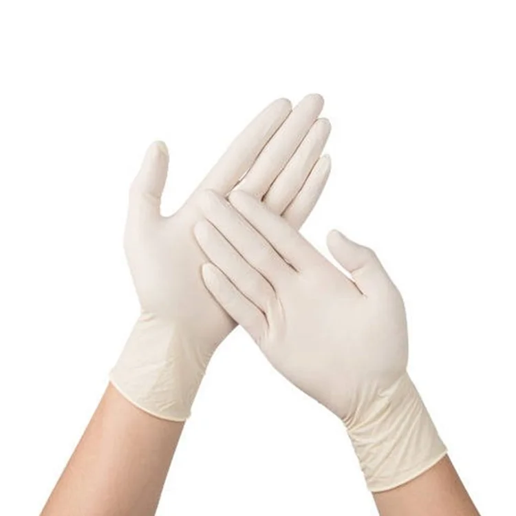 Size S/M/L/XL guantes negros grande de latex powder free custom guantes de latex talla M