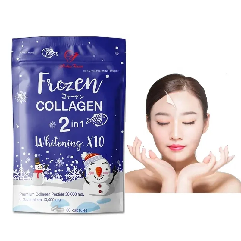 OEM Collagen supplement caffeine-free skin whitening Collagen capsule beauty women L-glutathione Capsules