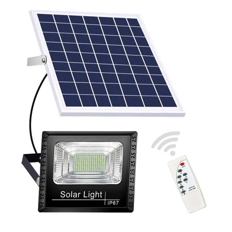 Cost-effective Useful Wireless Waterproof IP67 High Lumens Timer Outdoor Solar Lights with Remote Control