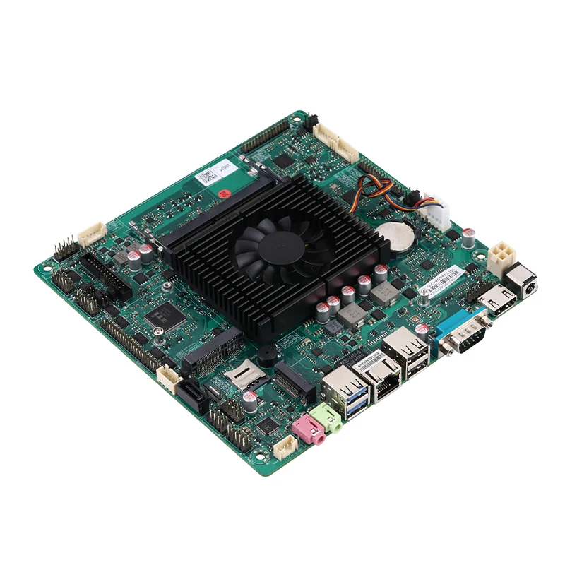 Материнская плата ITX Core I5 6300U Промышленная материнская двухъядерный процессор 2 4 ГГц с вентилятором для автоматов самообслуживания