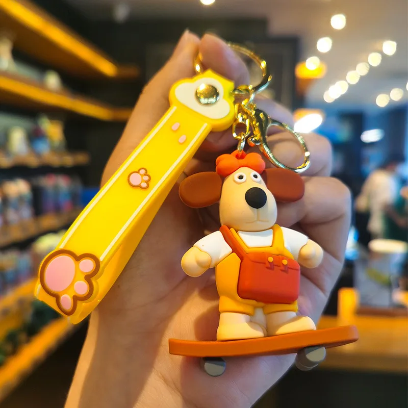 Брелок для ключей в виде собаки